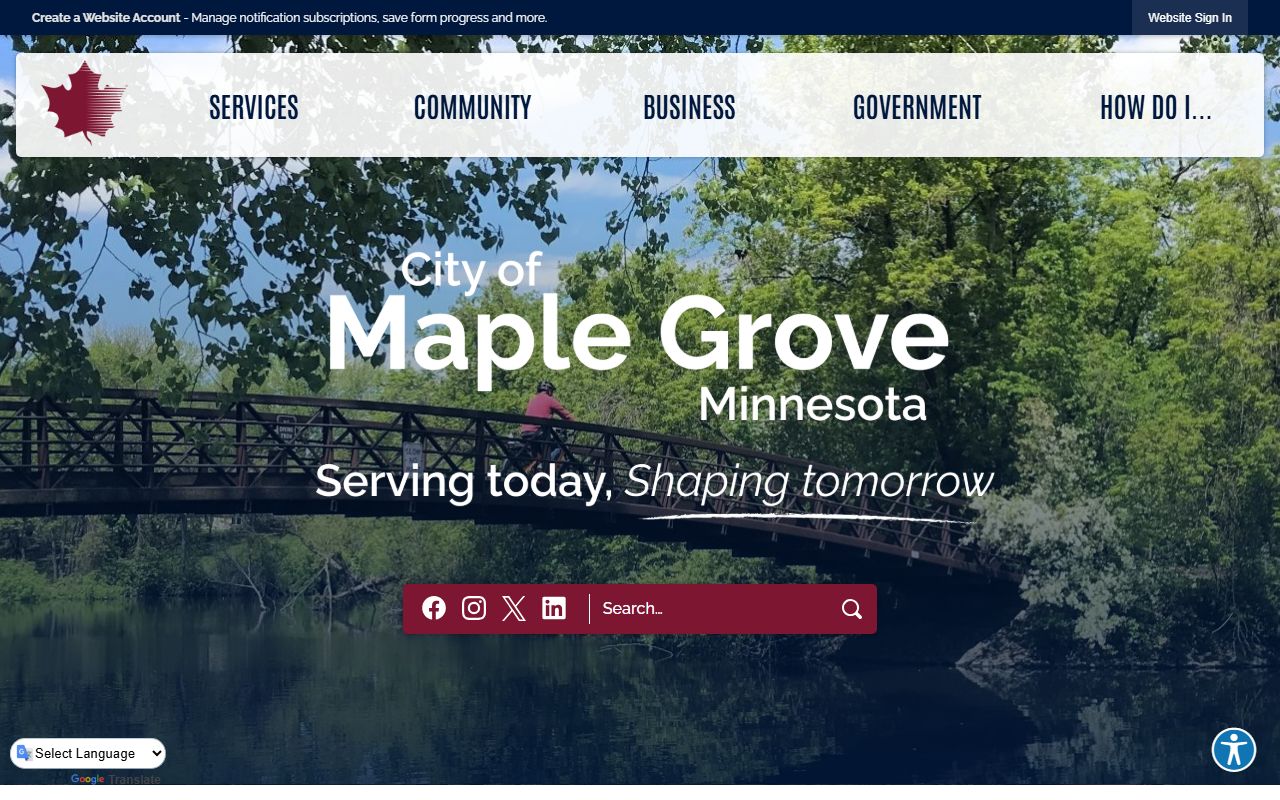 City of Maple Grove - Maple Grove Probate Court Records